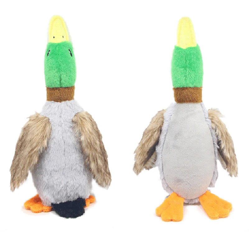 Plush Duck Squeaky Dog Toy