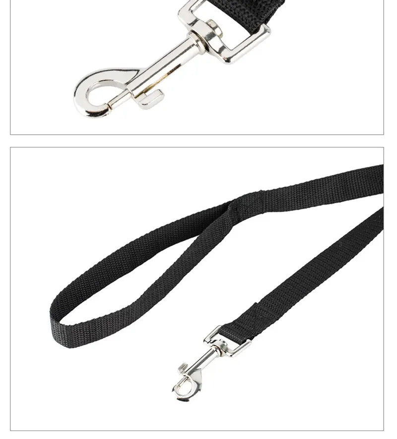 Solid Nylon Dog Leash for Large Dogs