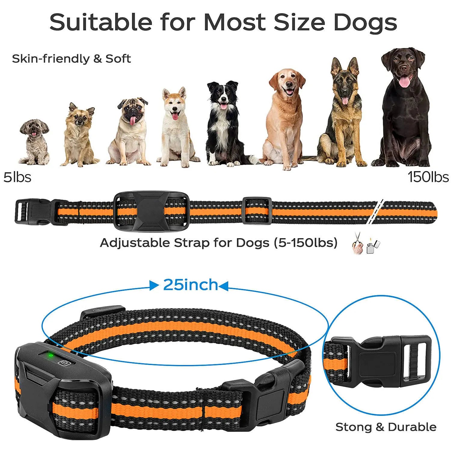 3300ft Dog Training Collar with Remote
