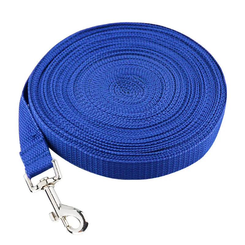 Solid Nylon Dog Leash for Large Dogs