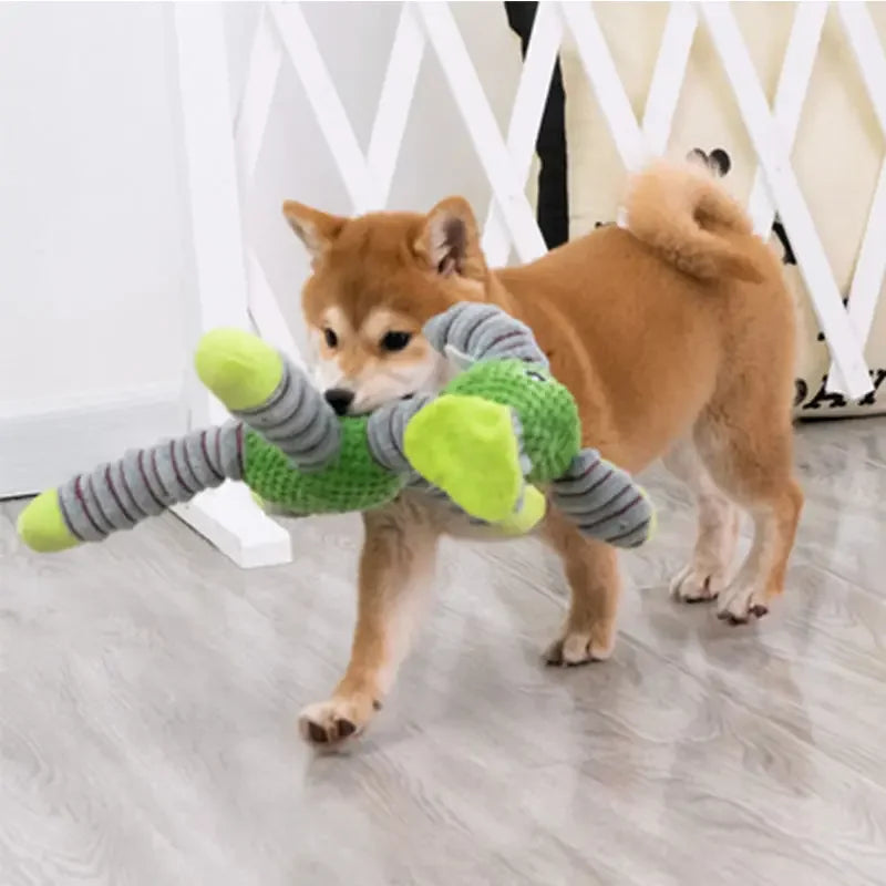 Indestructible Plush Dog Chew Toy