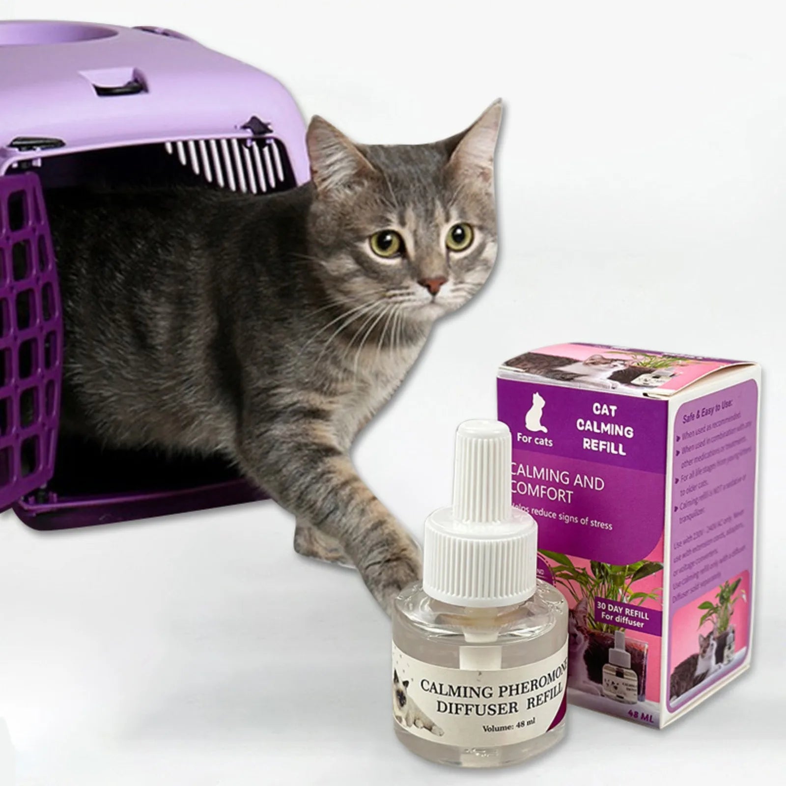 Cat Pheromone Diffuser & Calming Spray Kit