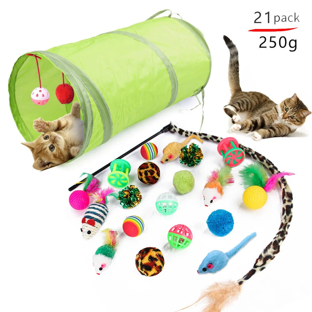 20-Piece Cat Toy Variety Set