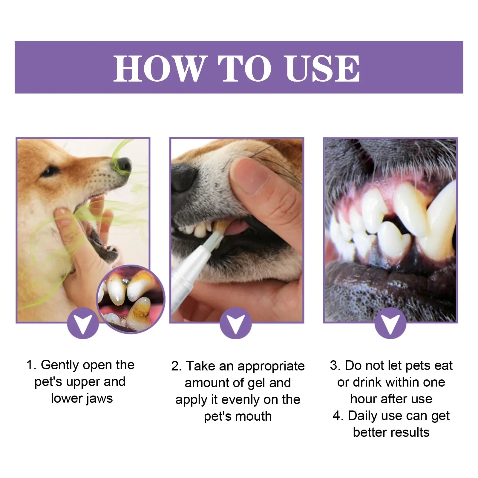 Pet Teeth Cleaning Pen & Oral Gel