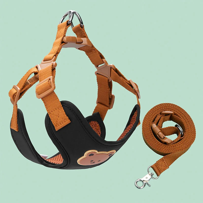 Breathable Dog & Cat Harness Set