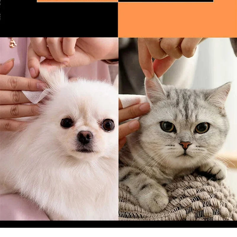 130pcs Pet Eye & Grooming Wipes