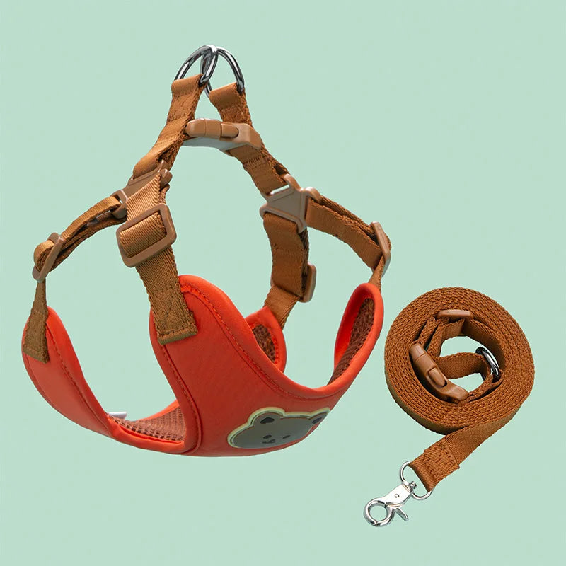 Breathable Dog & Cat Harness Set