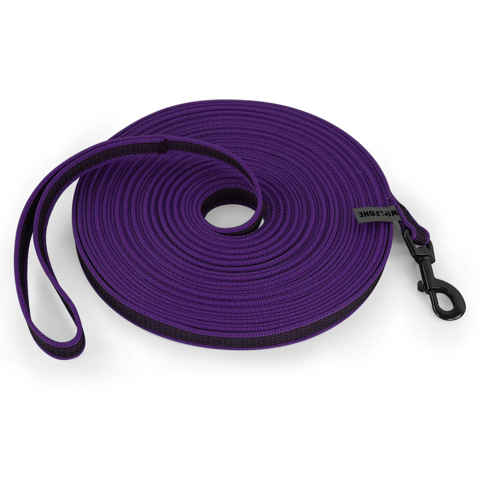 Dual-Color Latex Dog Leash – 1.5–15M