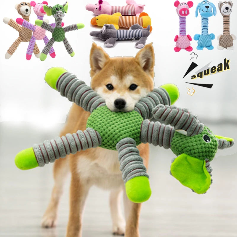 Indestructible Plush Dog Chew Toy