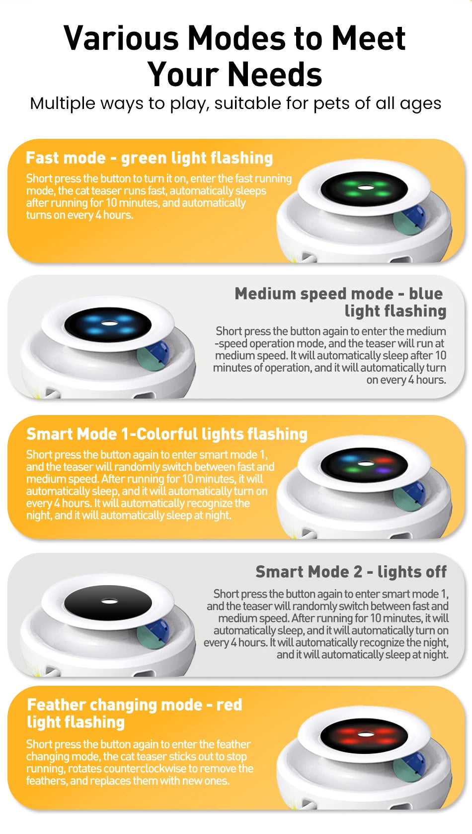 2-in-1 Smart Automatic Cat & Dog Toy