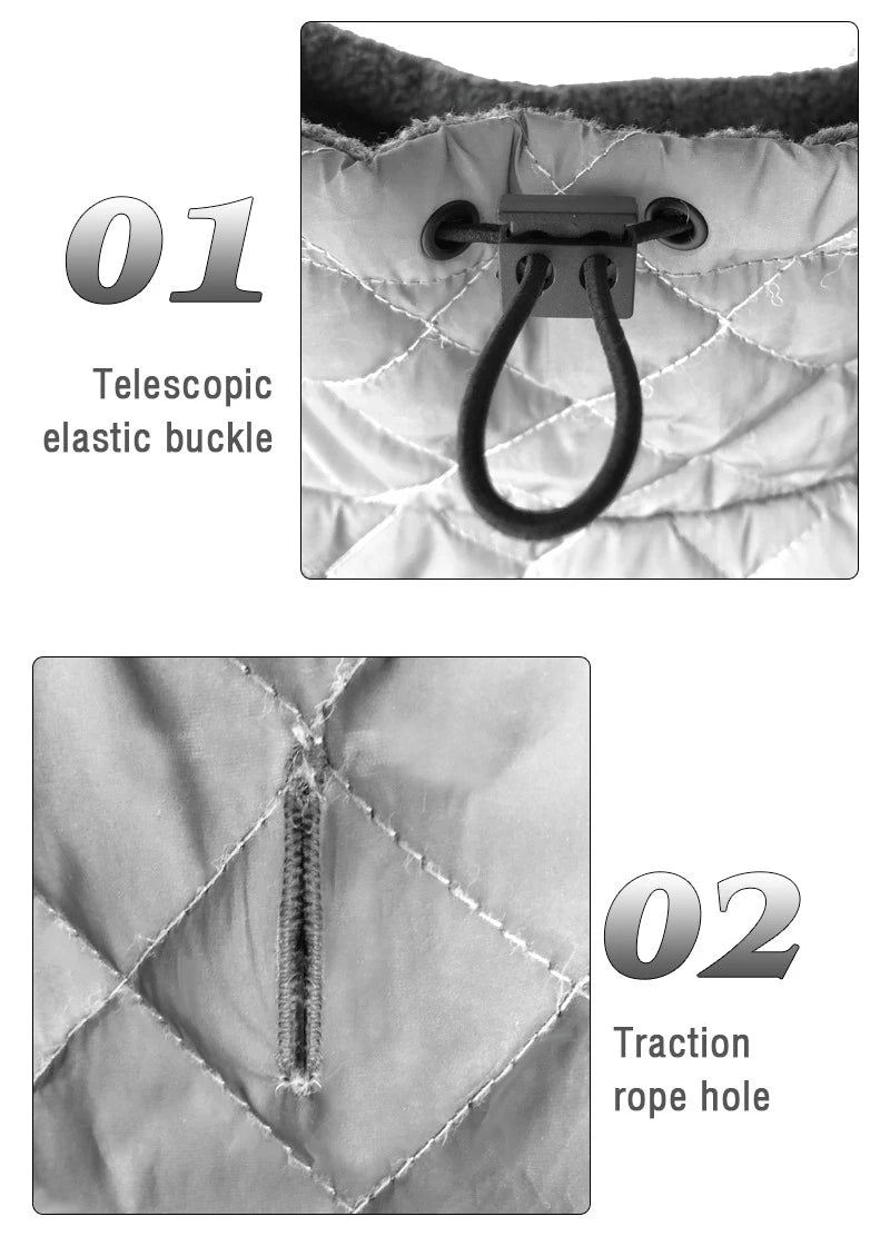 Reflective Winter Dog Jacket Large Medium Dog Coat Vest