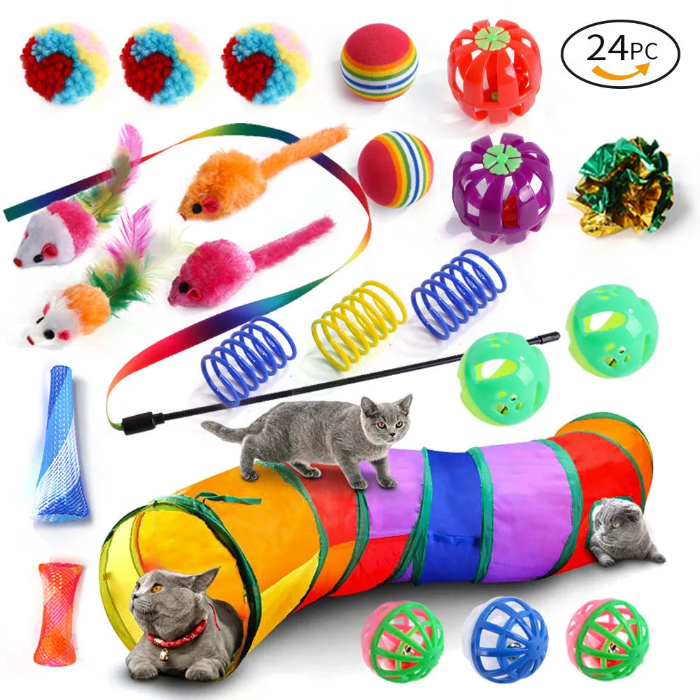 20-Piece Cat Toy Variety Set
