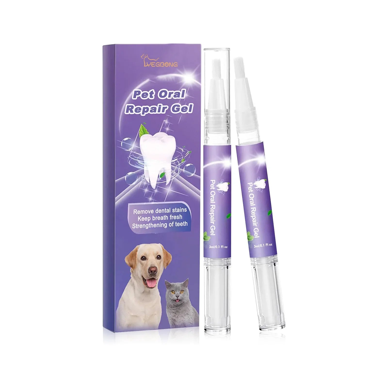Pet Teeth Cleaning Pen & Oral Gel
