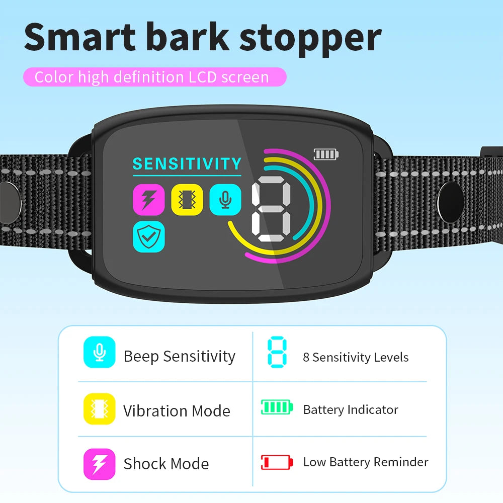 Smart Automatic Anti-Bark Dog Collar