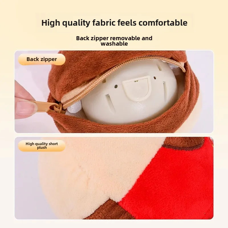 Interactive Electric Plush Dog Toy Ball