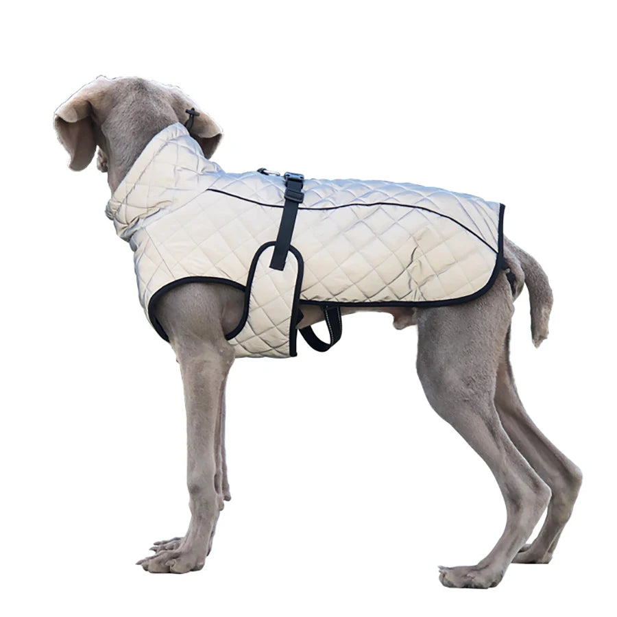 Reflective Winter Dog Jacket Large Medium Dog Coat Vest