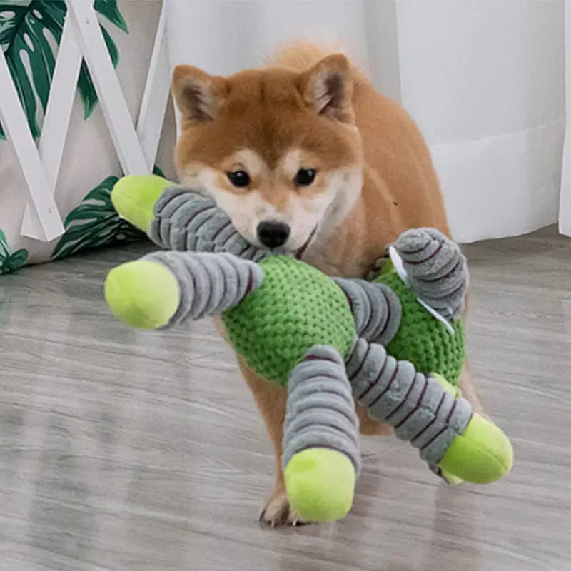 Indestructible Plush Dog Chew Toy