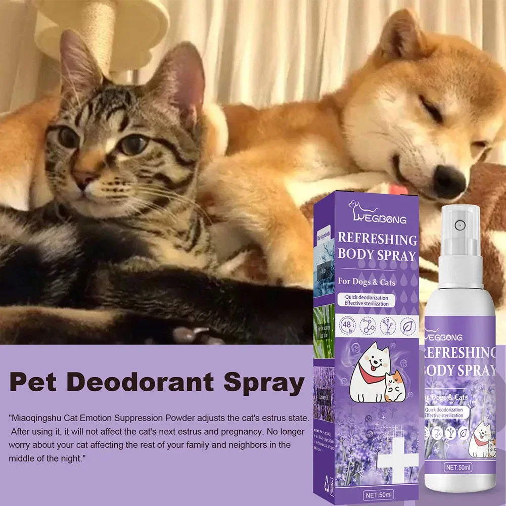 Lavender Dog & Cat Deodorizer Spray