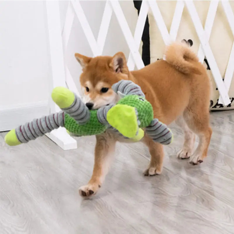 Indestructible Plush Dog Chew Toy