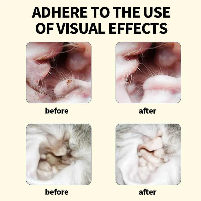 Pet Ear Wash for Cats & Dogs