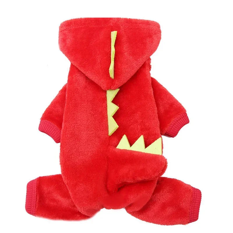 Fleece Dog Hoodie Warm Winter Jacket for Pets