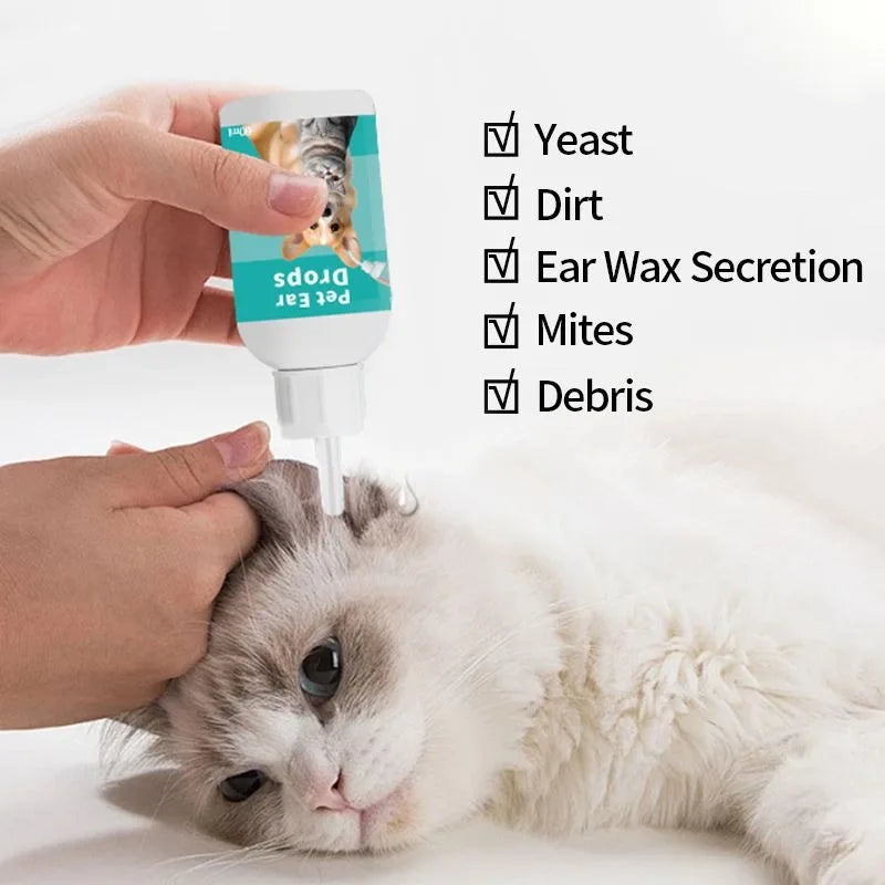 Pet Ear Wash for Cats & Dogs