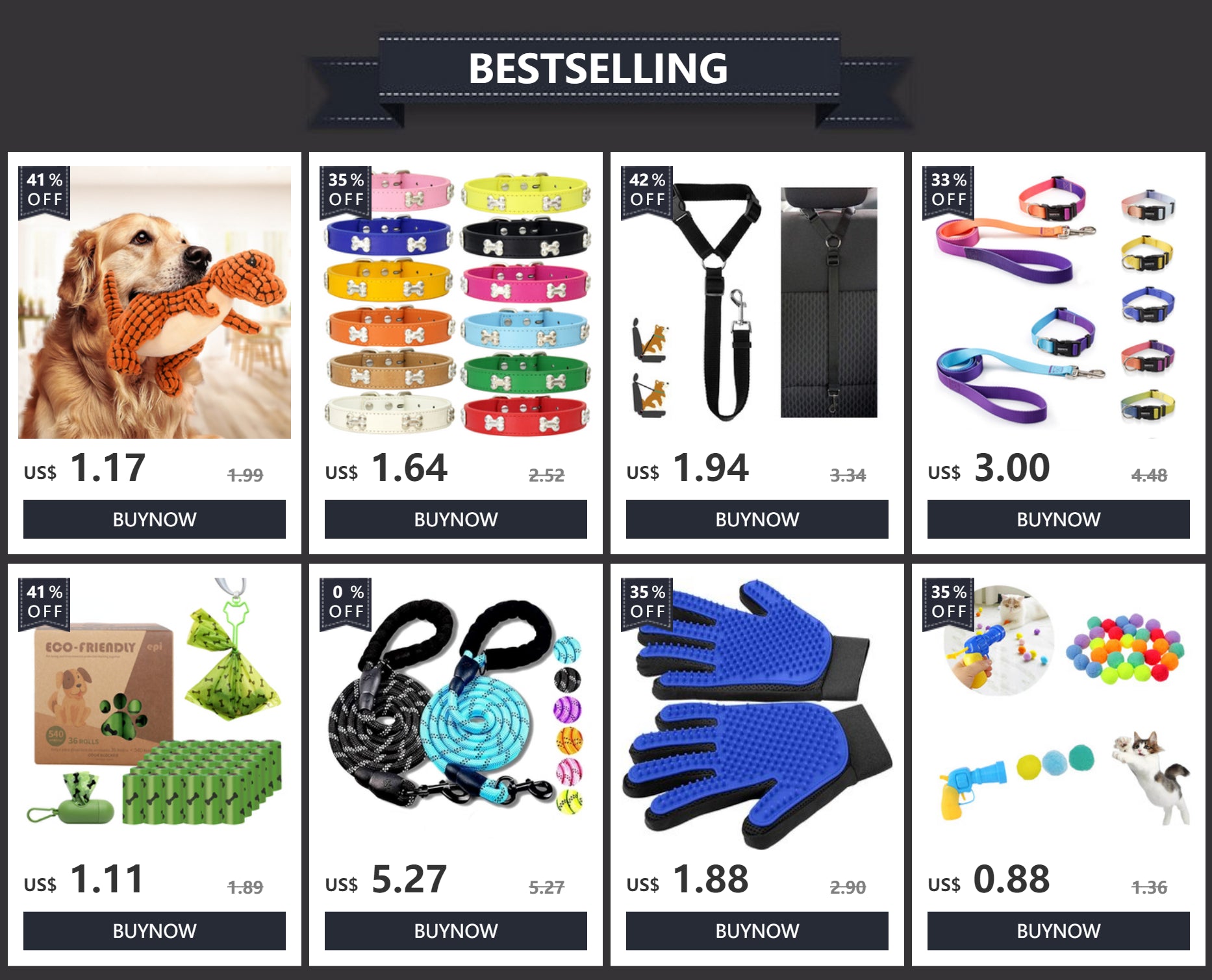 Adjustable Pet Car Seat Belt & Harness