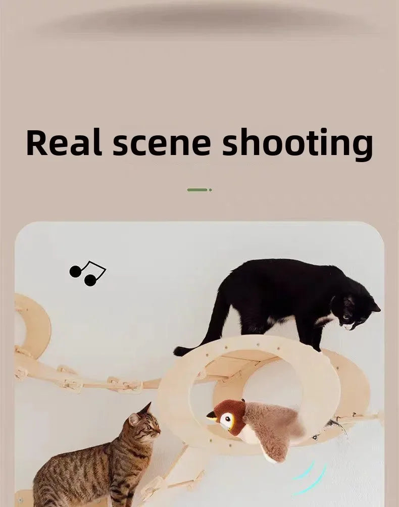 Interactive Catnip Electric Bird Toy