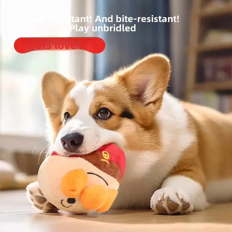 Interactive Electric Plush Dog Toy Ball