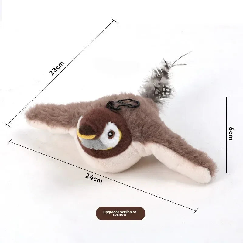 Interactive Catnip Electric Bird Toy