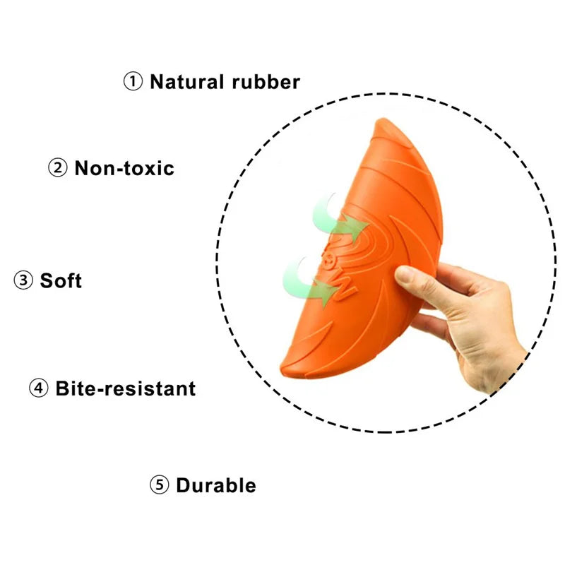 Bite-Resistant Dog Flying Disc Toy