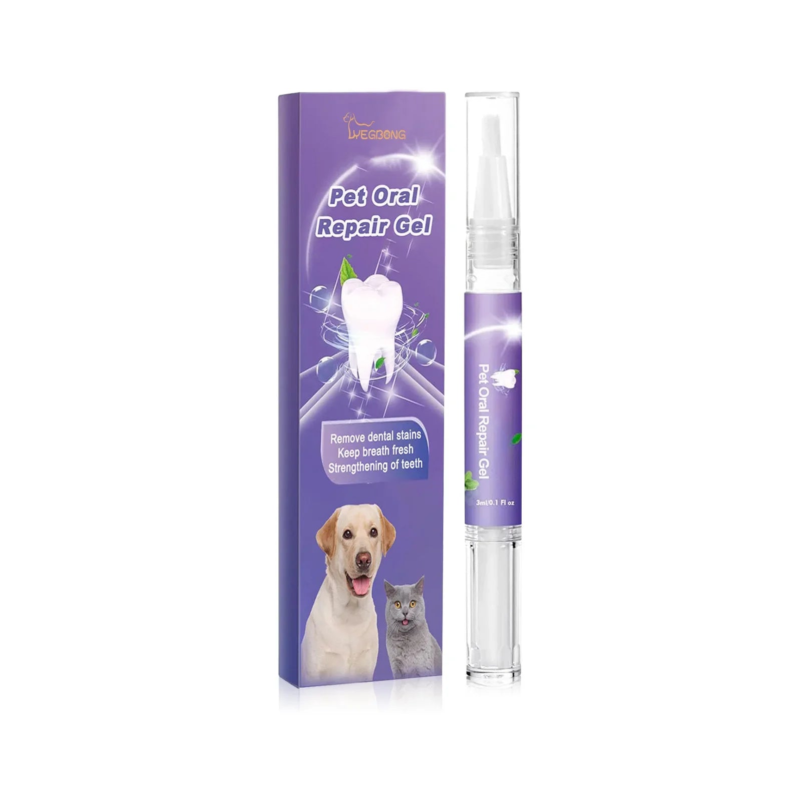 Pet Teeth Cleaning Pen & Oral Gel