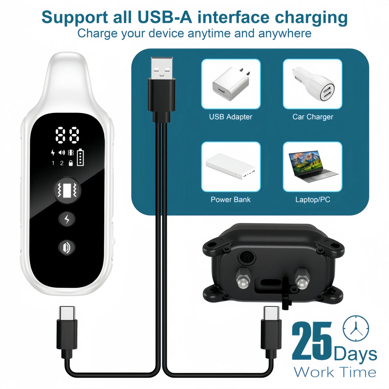 800m Digital Dog Training Collar