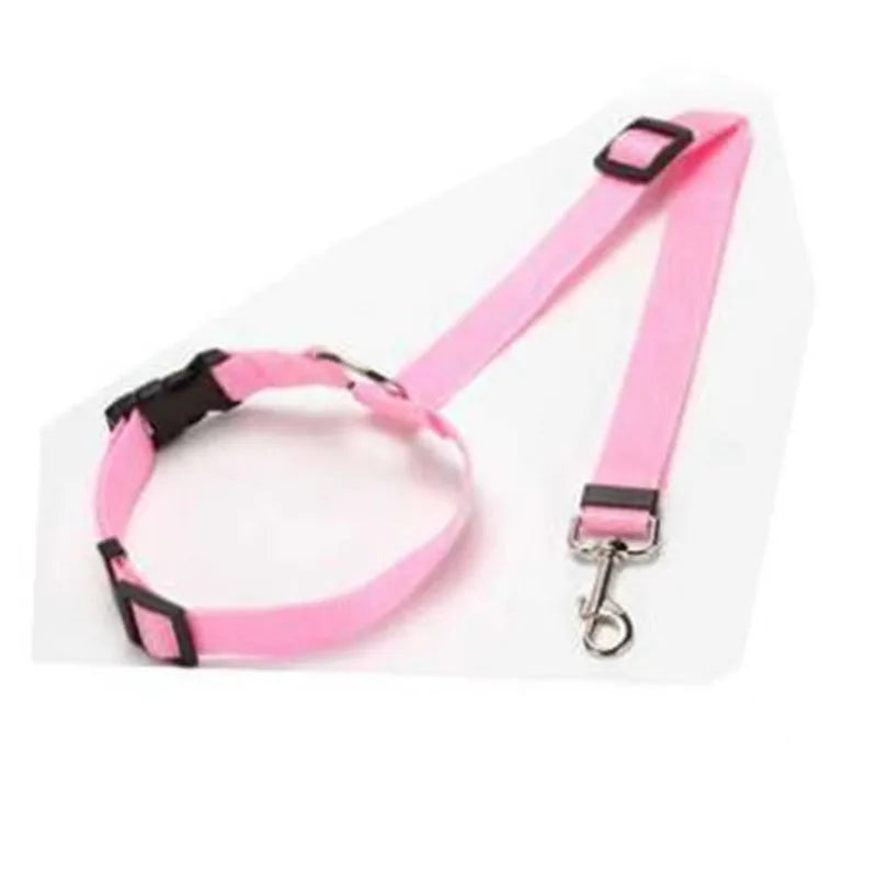 2-in-1 Pet Car Seat Belt & Leash