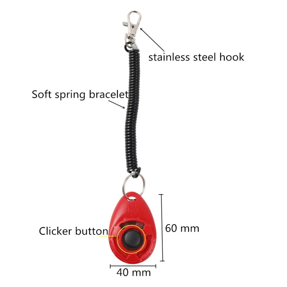 Dog & Cat Training Clicker with Wrist Strap