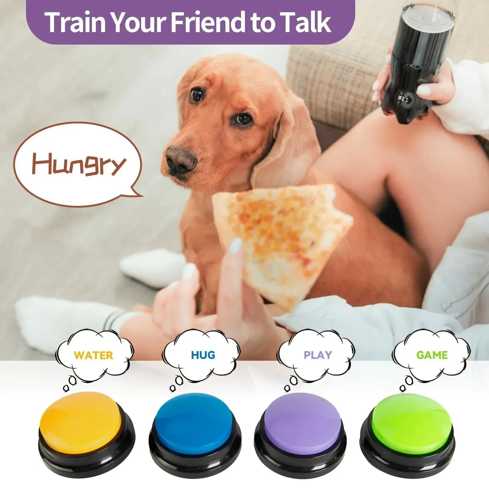 8PCS Dog Voice Communication Buttons