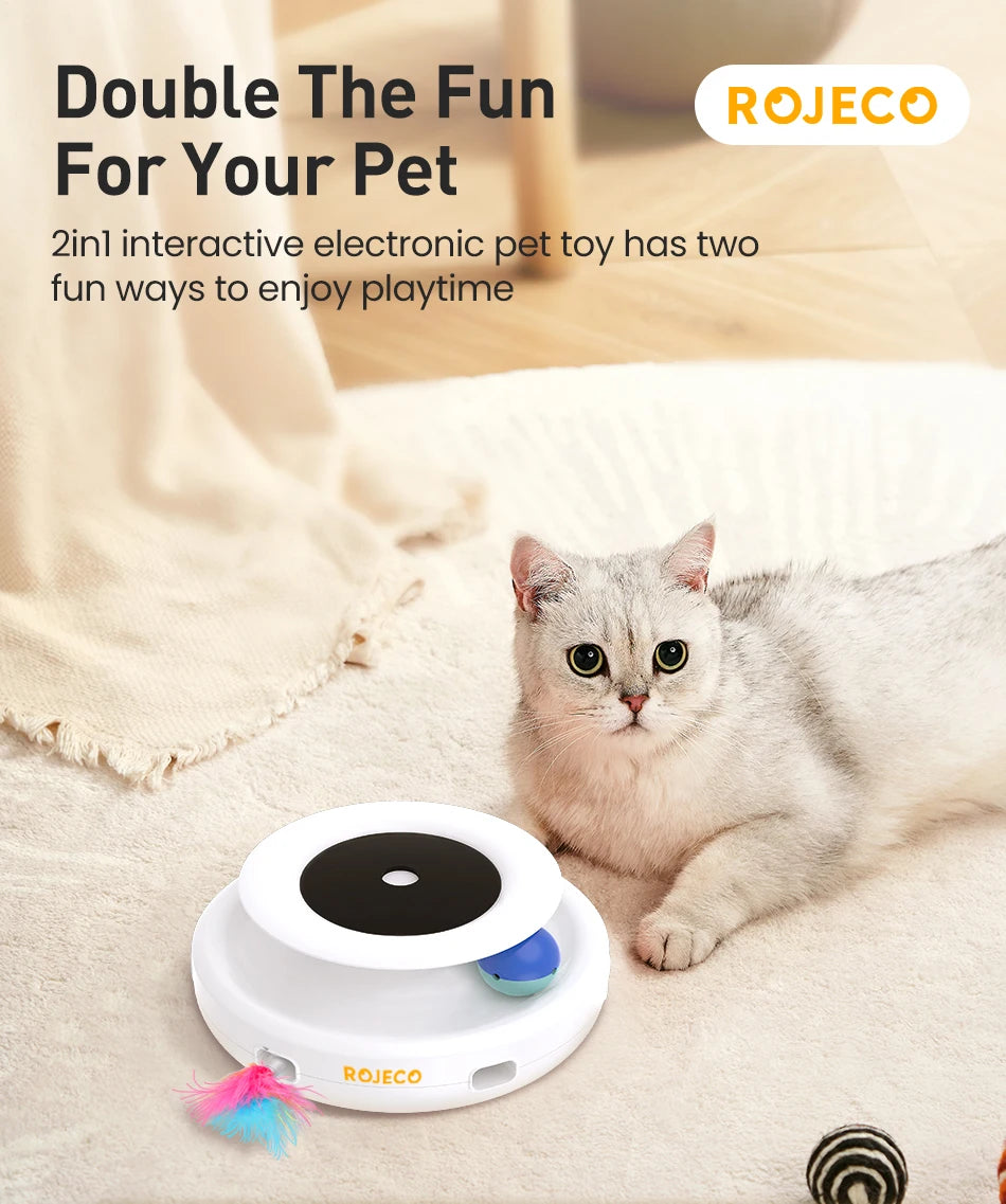 2-in-1 Smart Automatic Cat & Dog Toy
