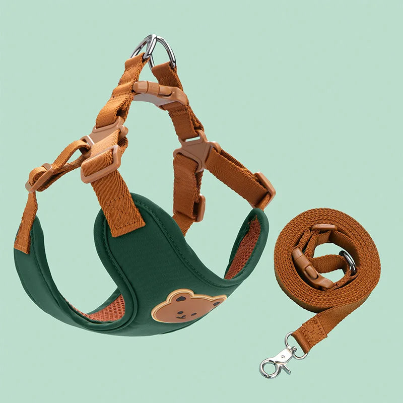 Breathable Dog & Cat Harness Set