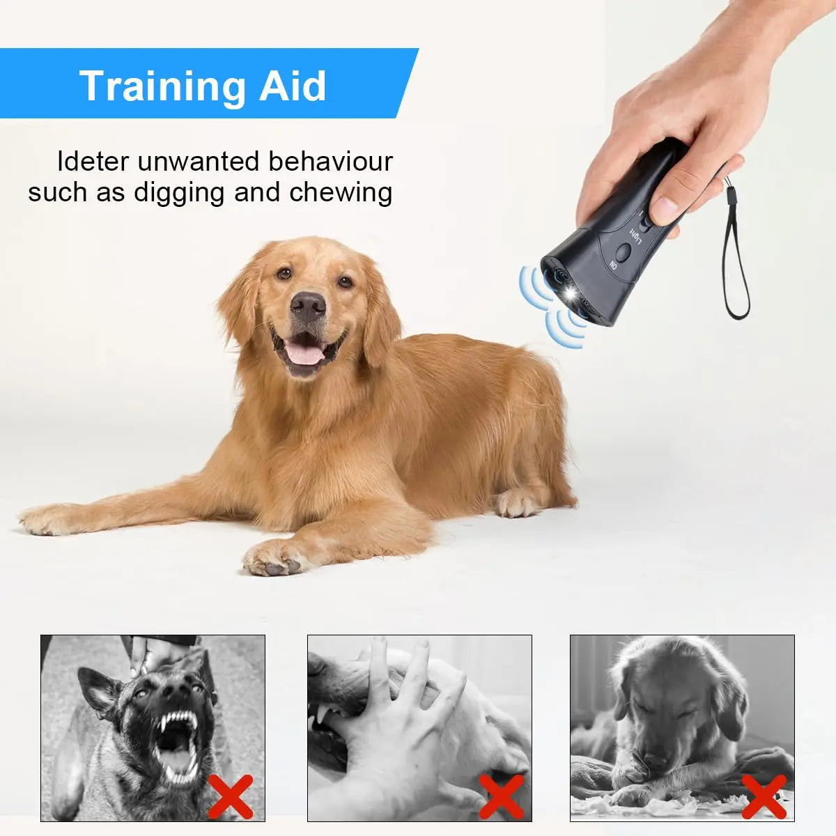Ultrasonic Dog Barking Deterrent Trainer
