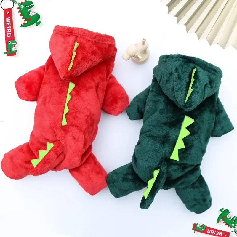 Fleece Dog Hoodie Warm Winter Jacket for Pets