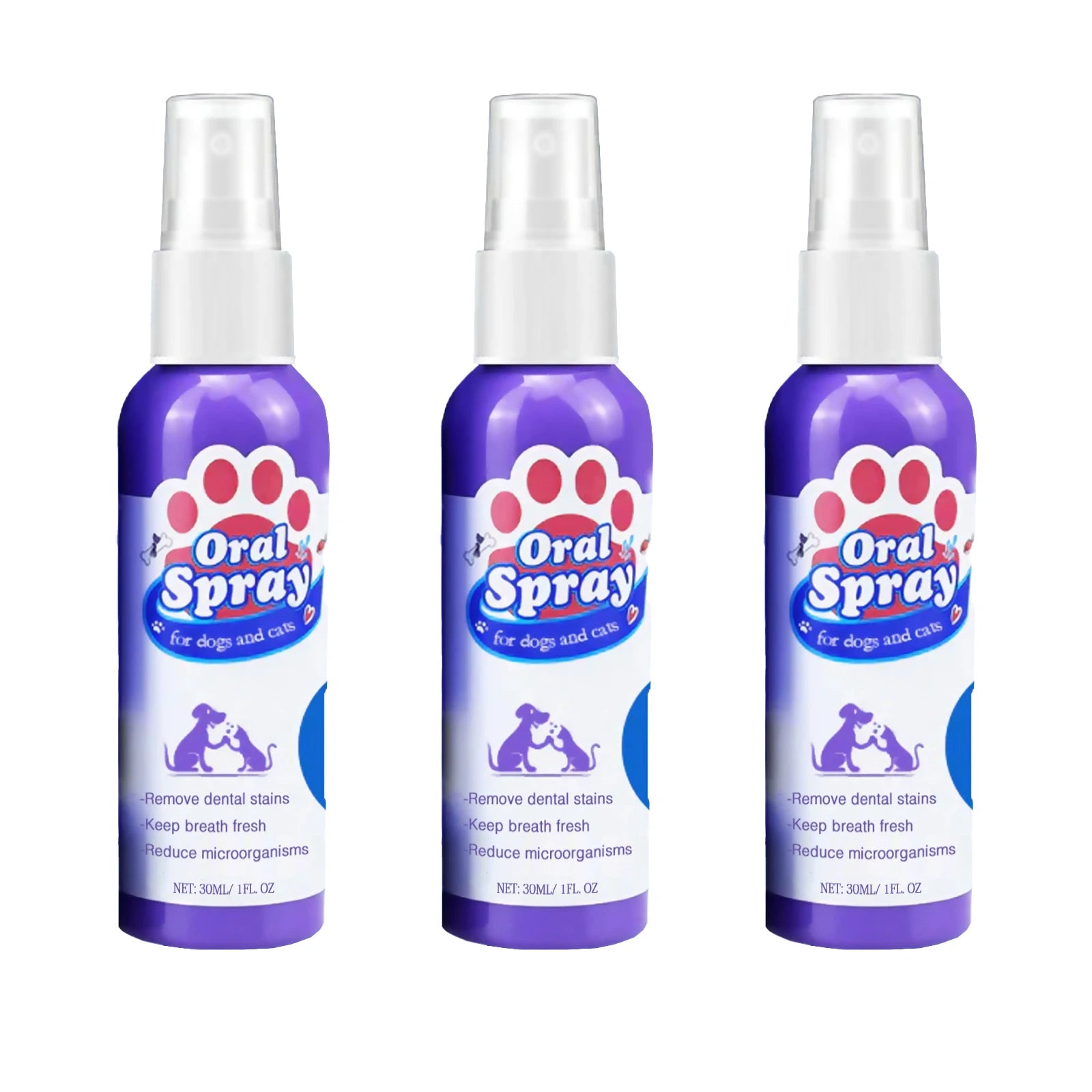 Pet Dental Spray for Dogs & Cats