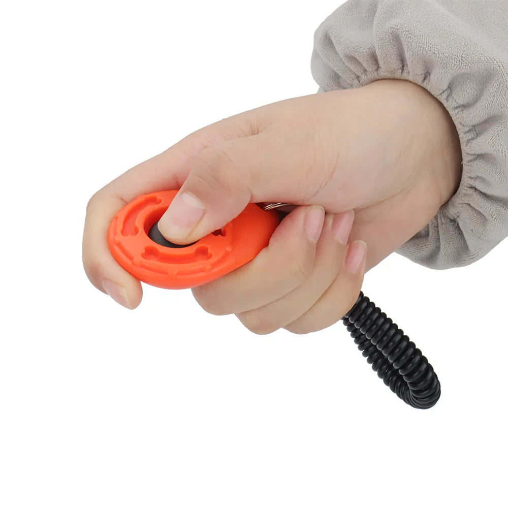 Pet Training Clicker with Keyring – Portable Dog & Cat Training Tool