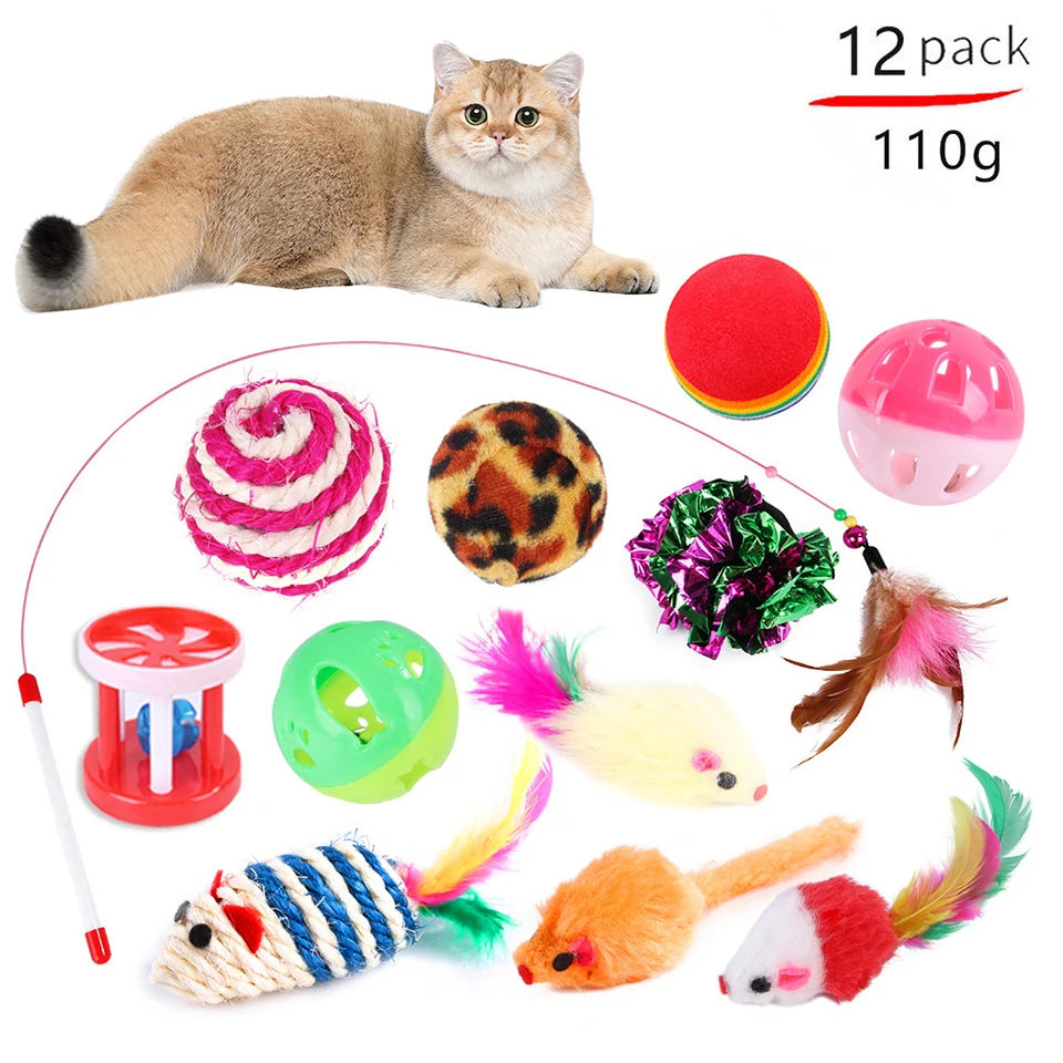20-Piece Cat Toy Variety Set