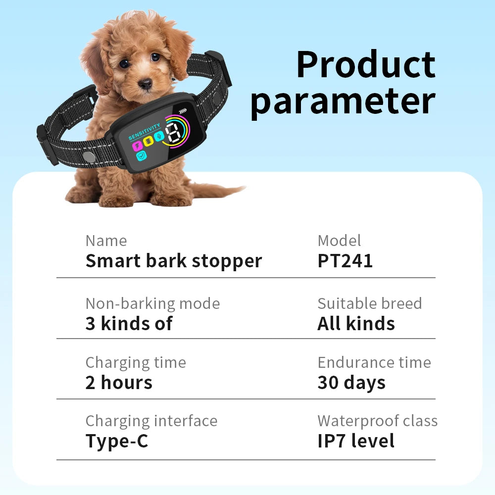 Smart Automatic Anti-Bark Dog Collar