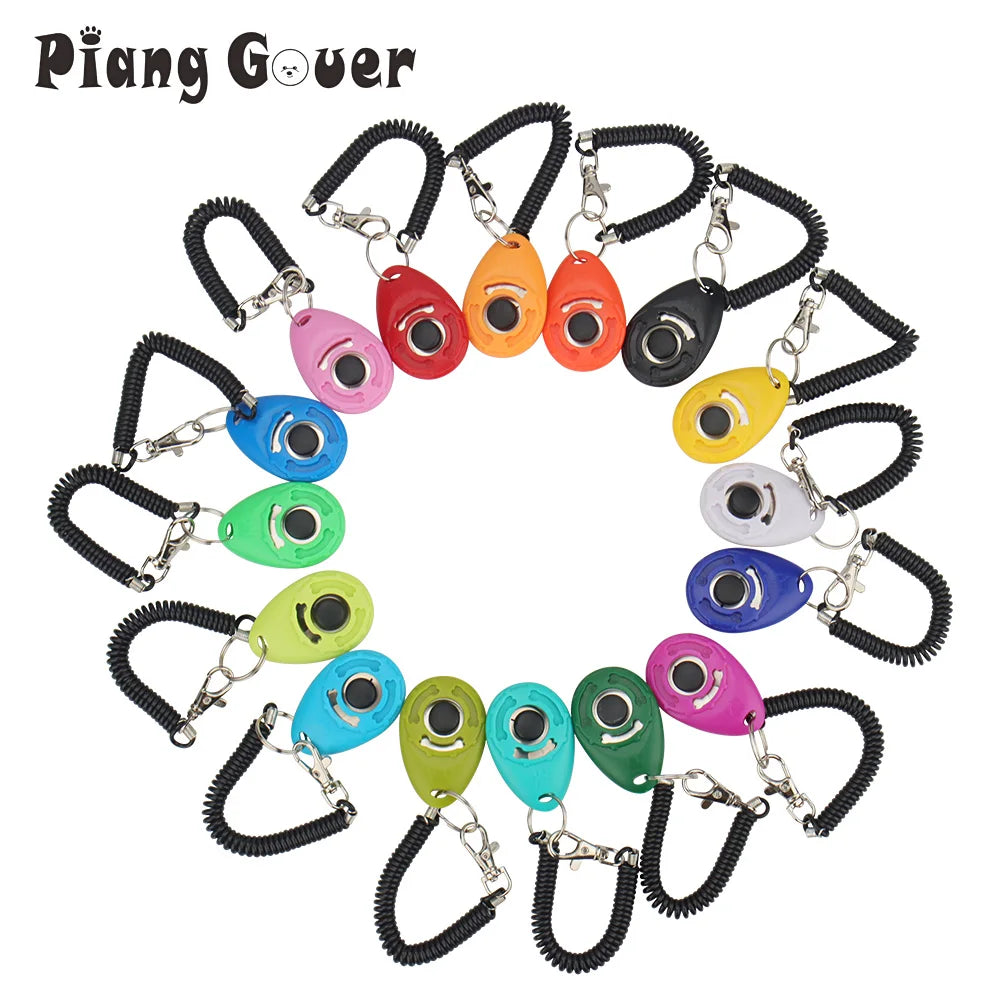 Pet Training Clicker with Keyring – Portable Dog & Cat Training Tool