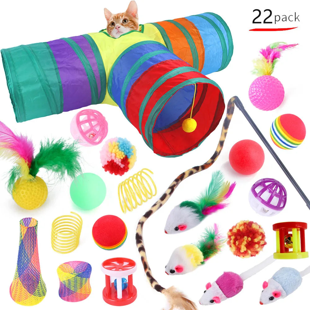 20-Piece Cat Toy Variety Set