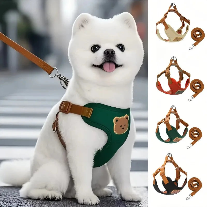 Breathable Dog & Cat Harness Set
