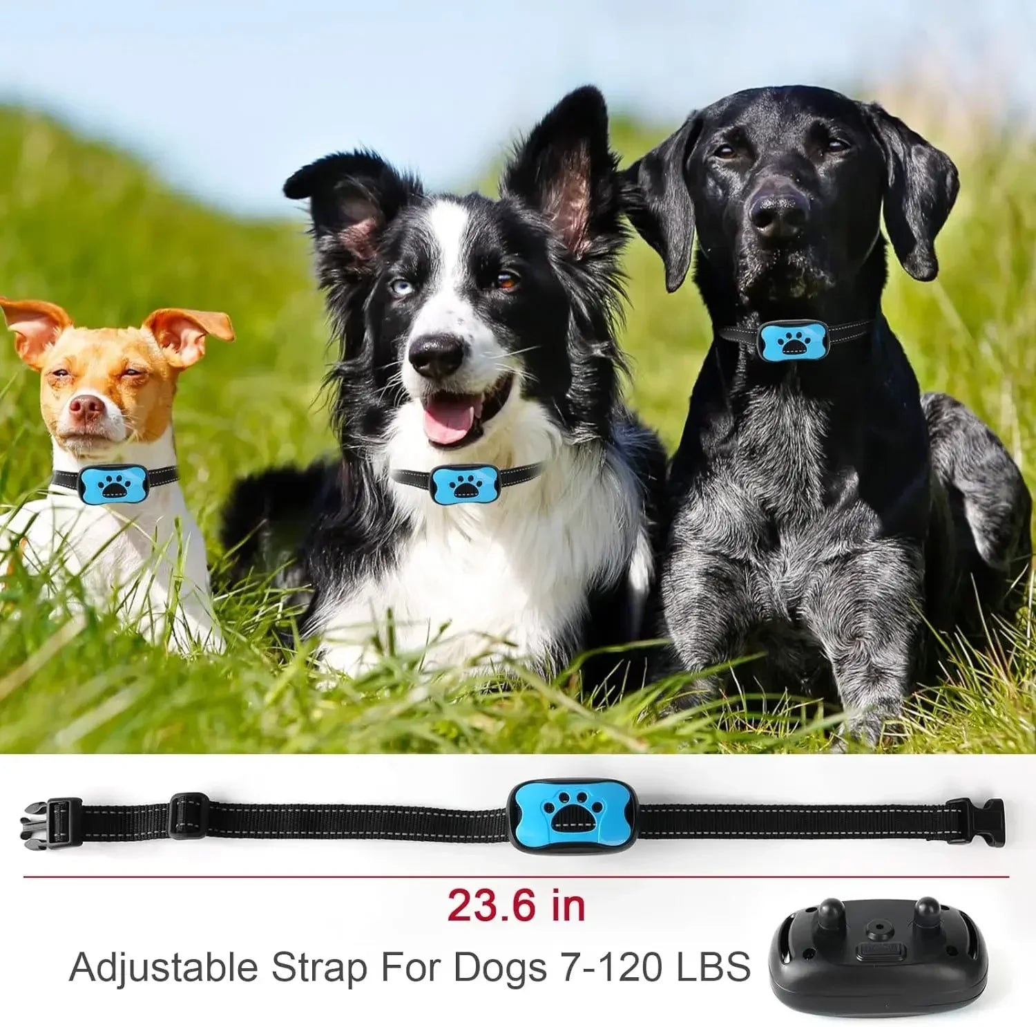 USB Rechargeable Anti-Bark Dog Collar